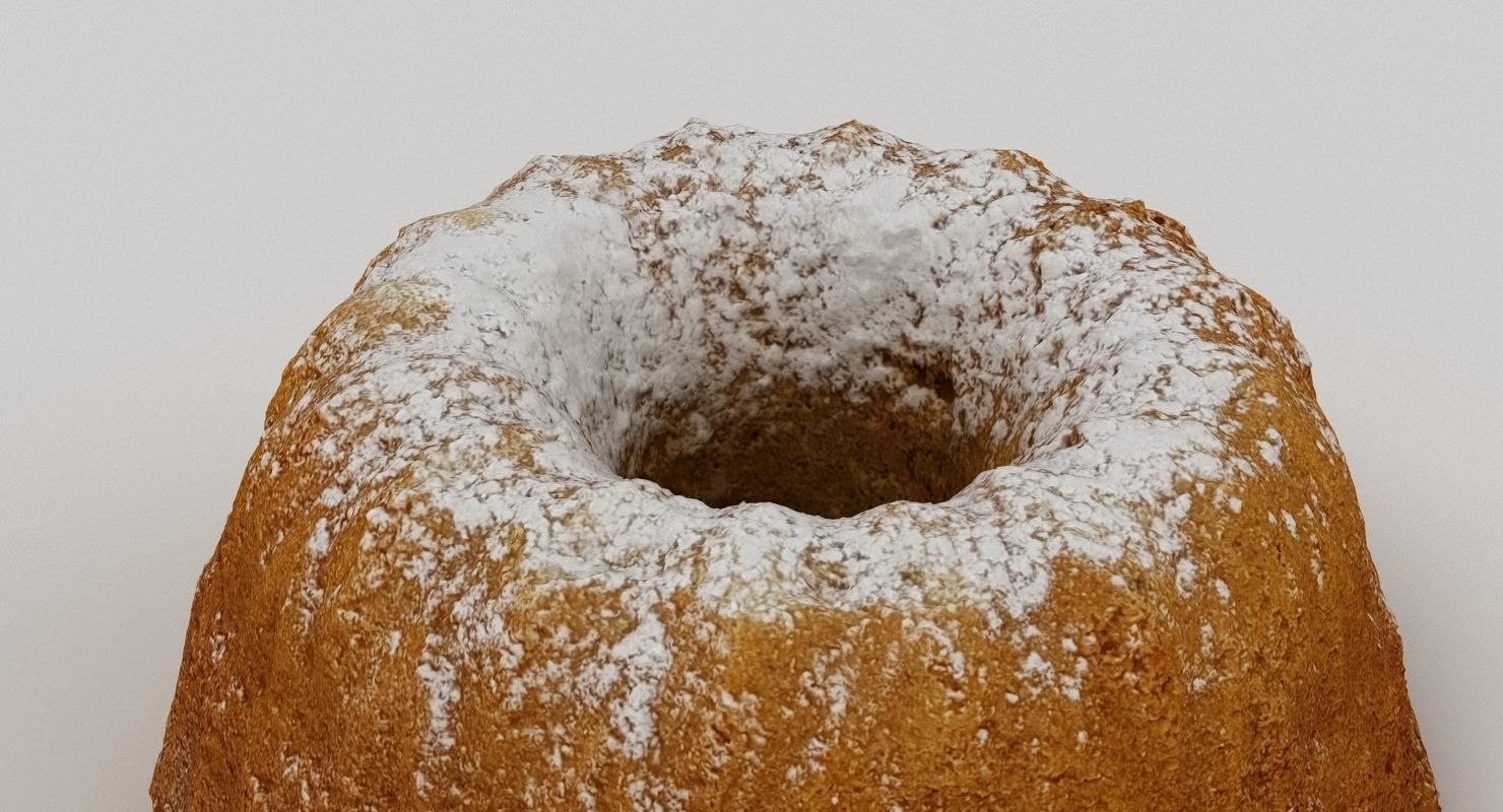 Guglhupf Cake 001 3D model_3