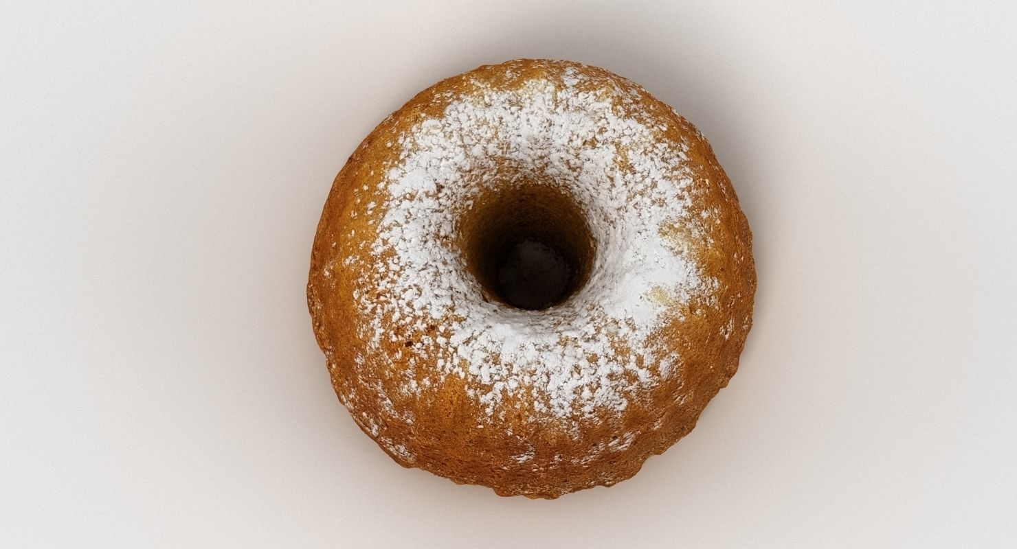 Guglhupf Cake 001 3D model_1