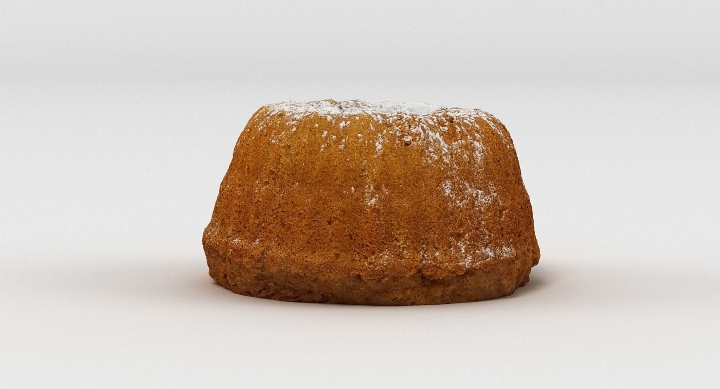 Guglhupf Cake 001 3D model_2