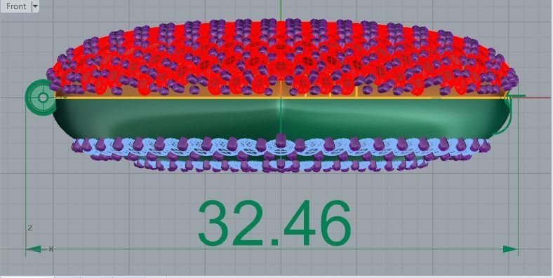 Heart pave pendant with hinge 583 3D print model_6