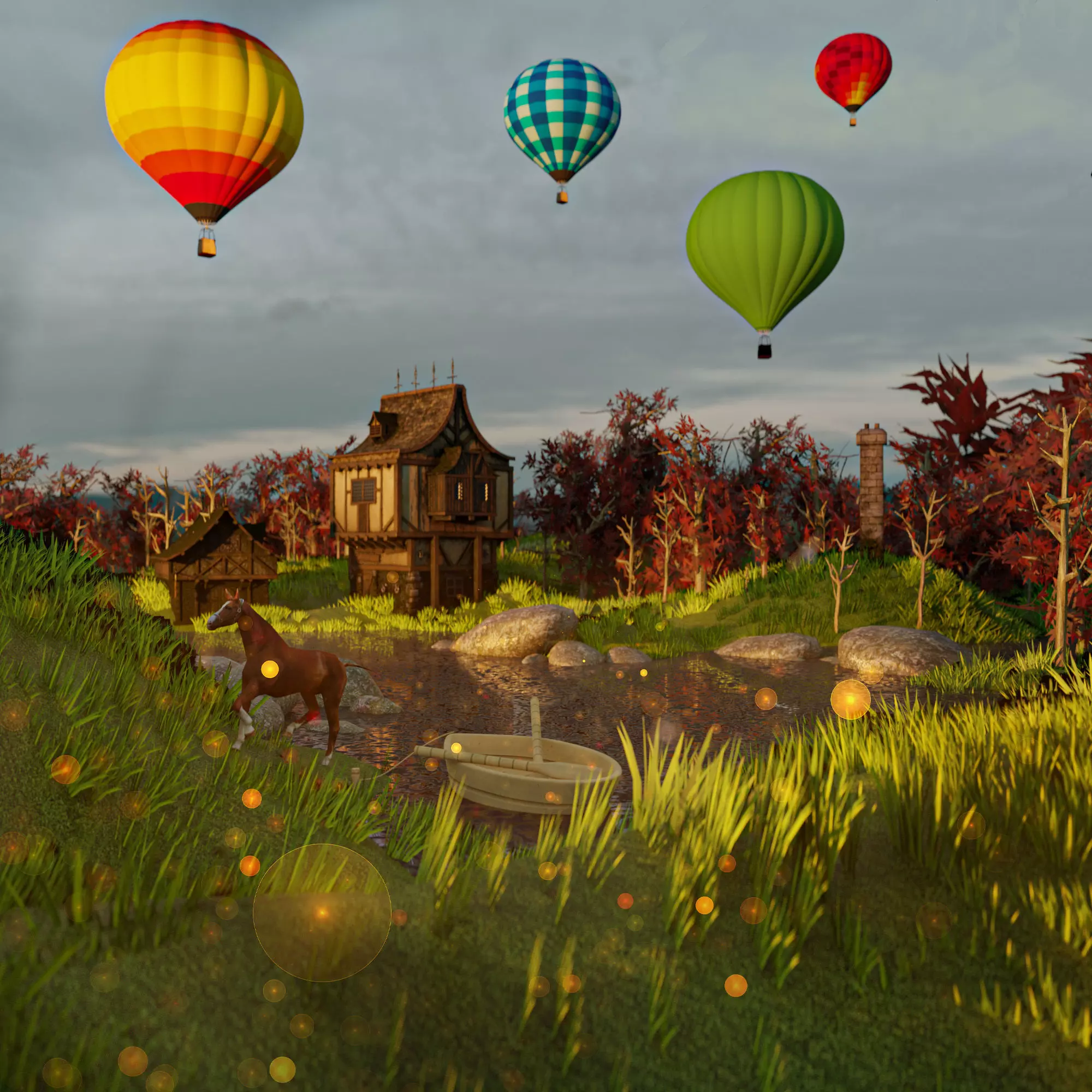 LANDSCAPE FROM 1962 3D model_0