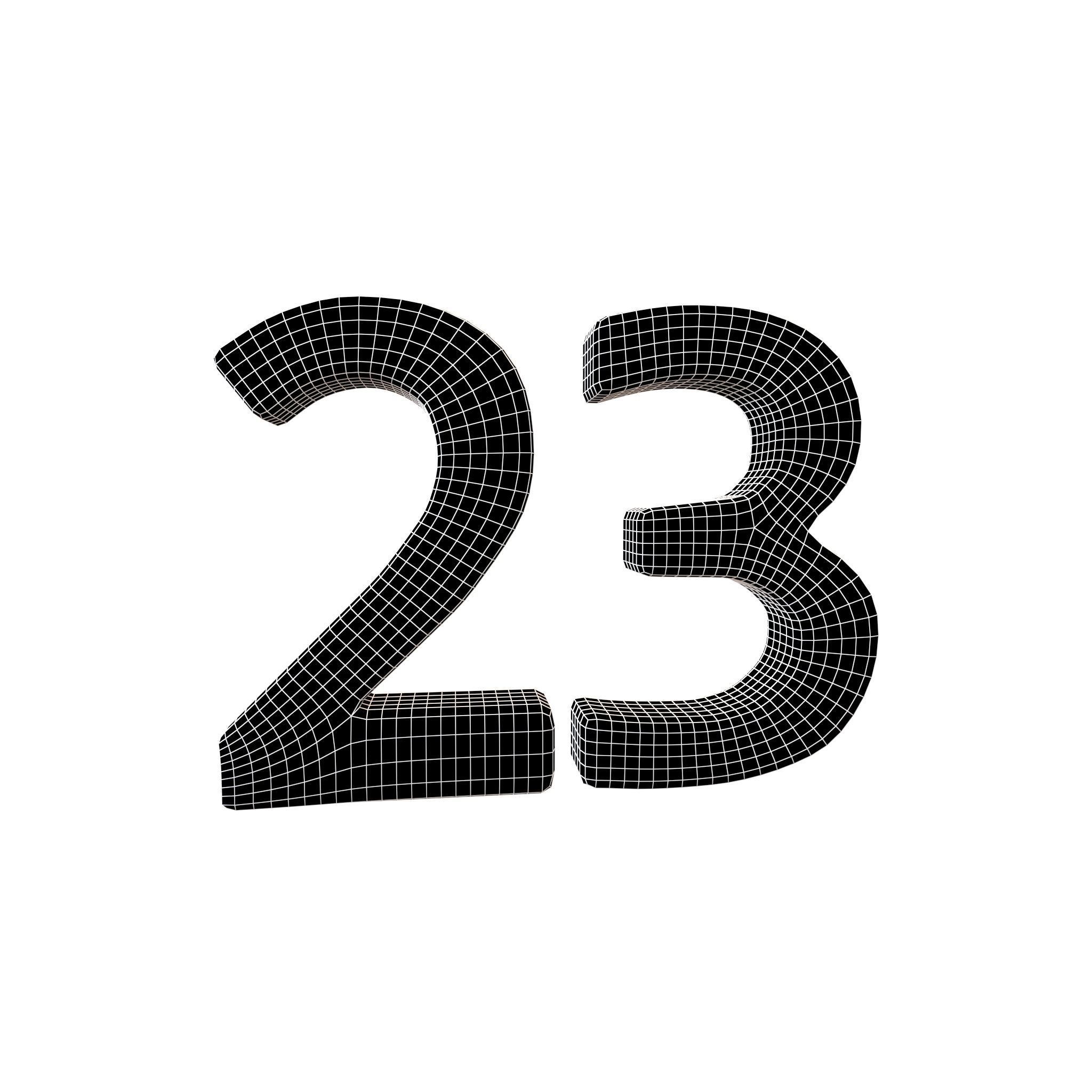 Grass Date Number 23 v2 001 Low-poly 3D model_5