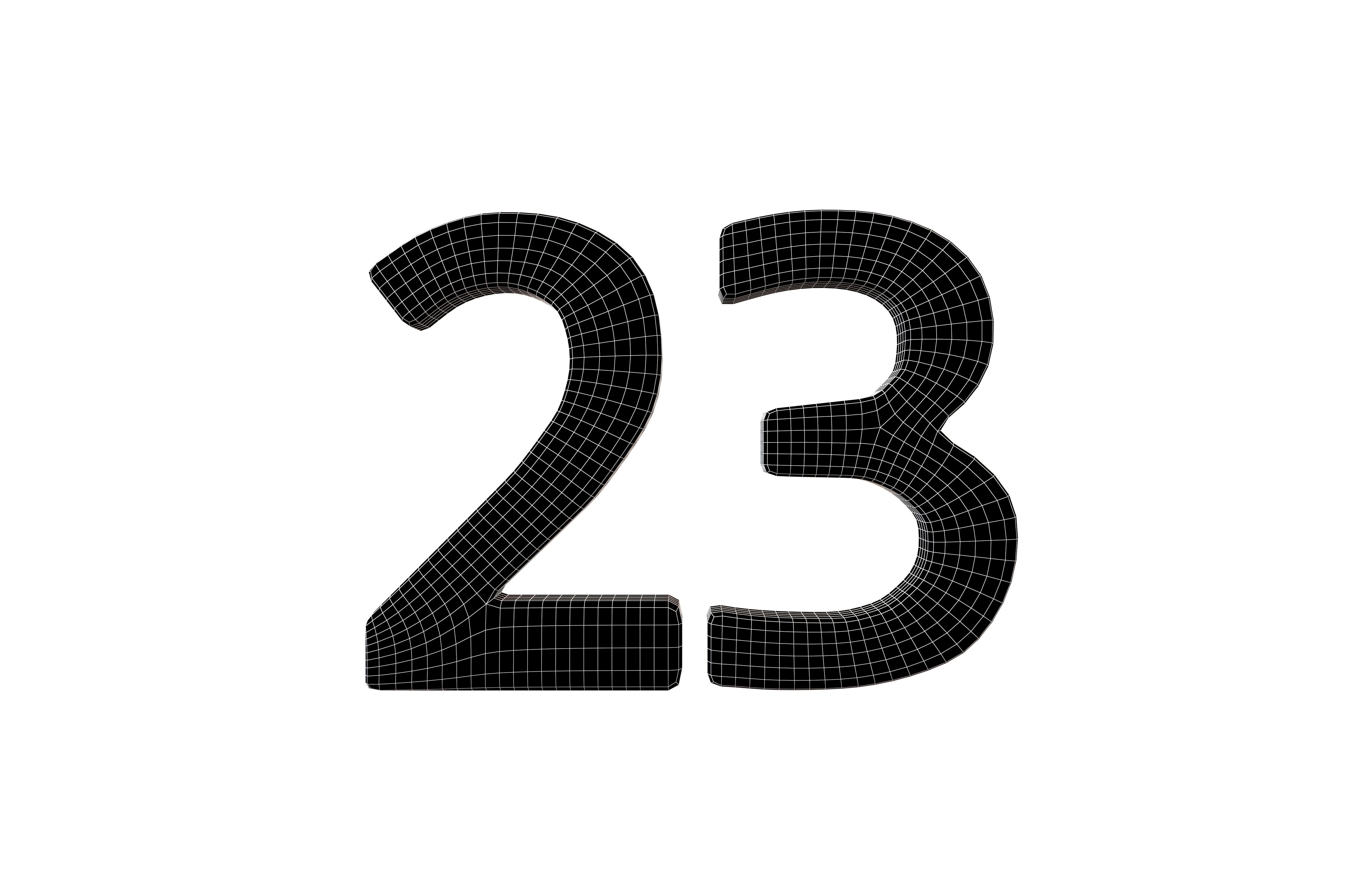 Grass Date Number 23 v2 001 Low-poly 3D model_6