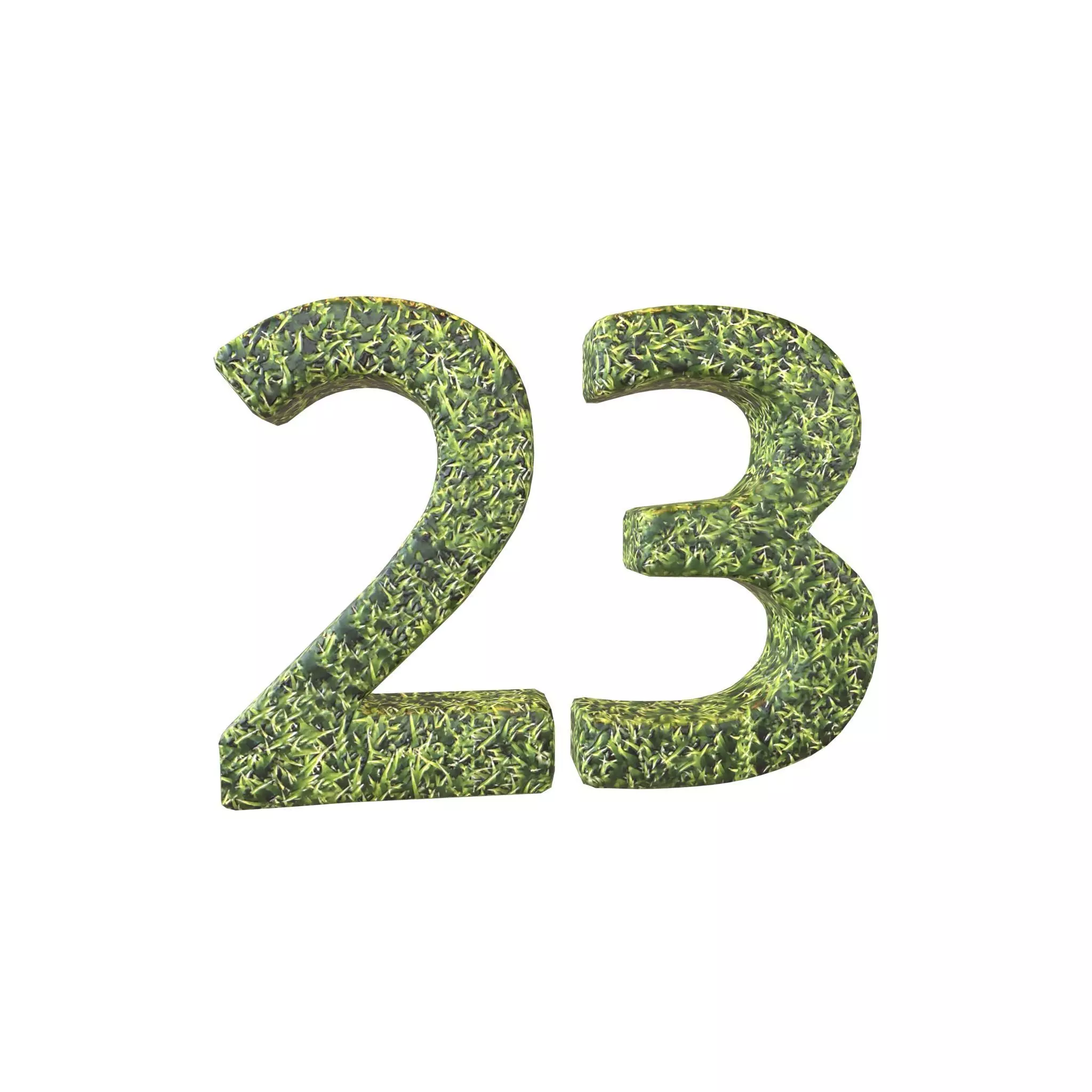 Grass Date Number 23 v2 001 Low-poly 3D model_0