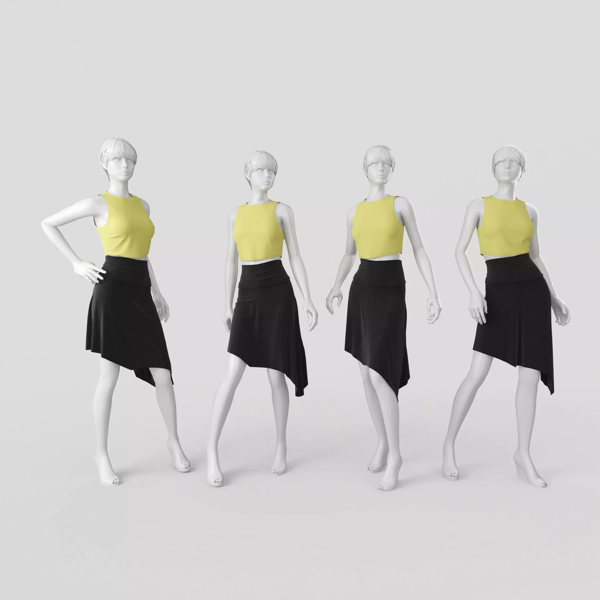 Woman Mannequin 4 3D model_0