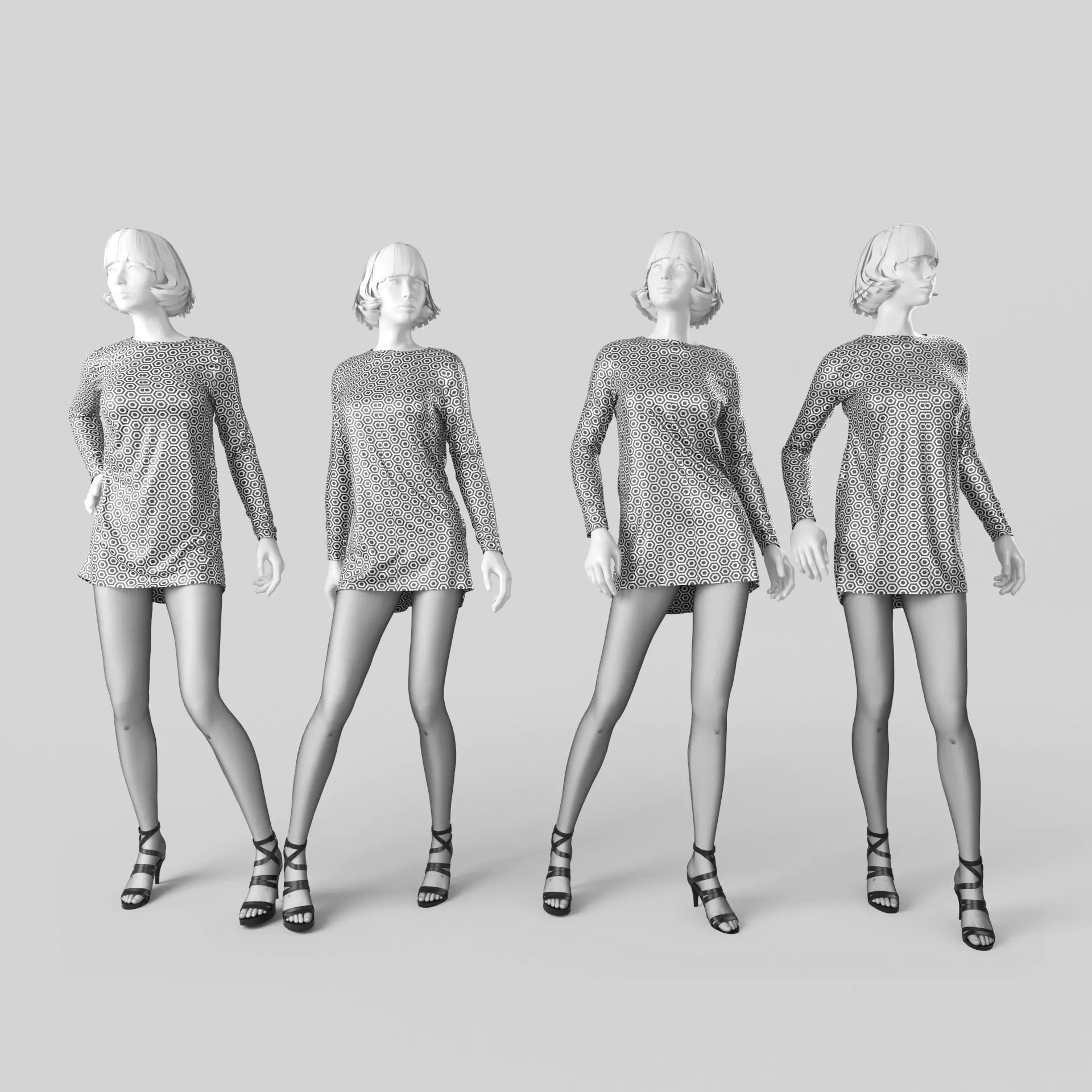 Woman Mannequin 6 3D model
