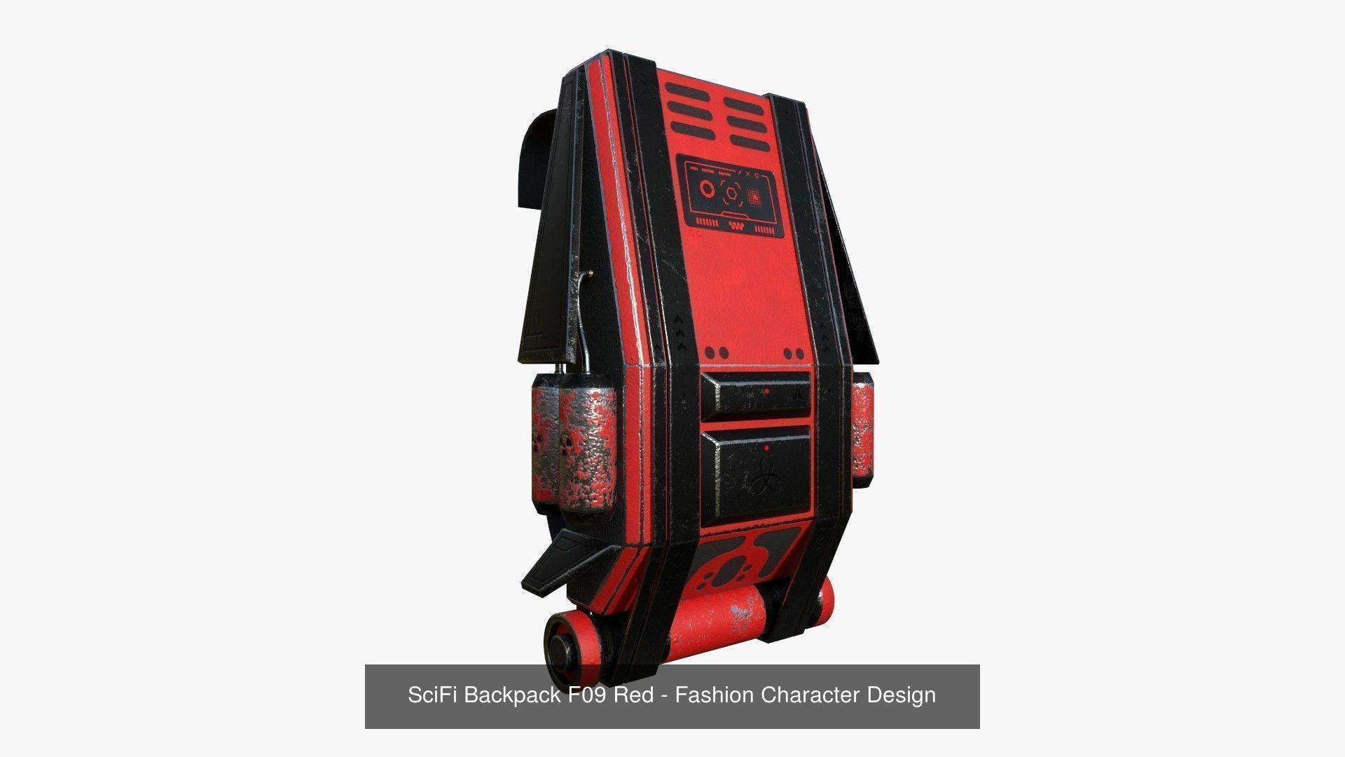 10 SciFi Backpack F Collection - Fashion Character Design _9