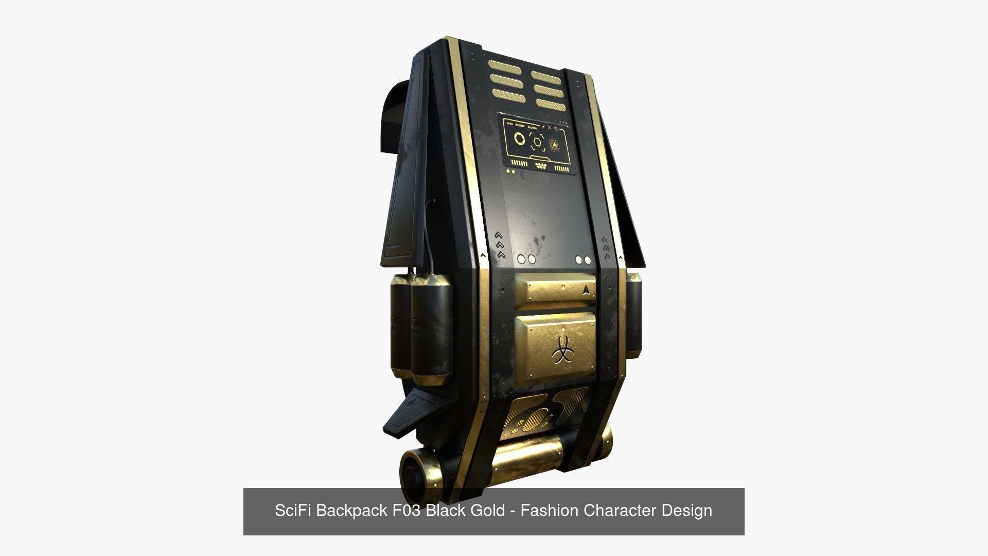 10 SciFi Backpack F Collection - Fashion Character Design _3