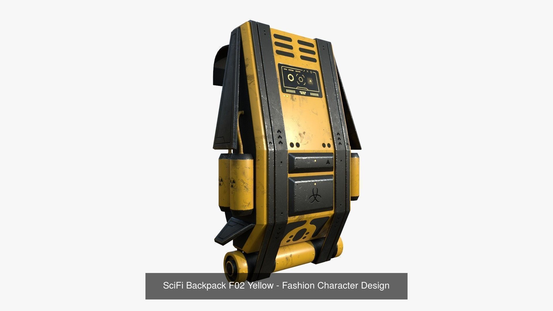 10 SciFi Backpack F Collection - Fashion Character Design _2