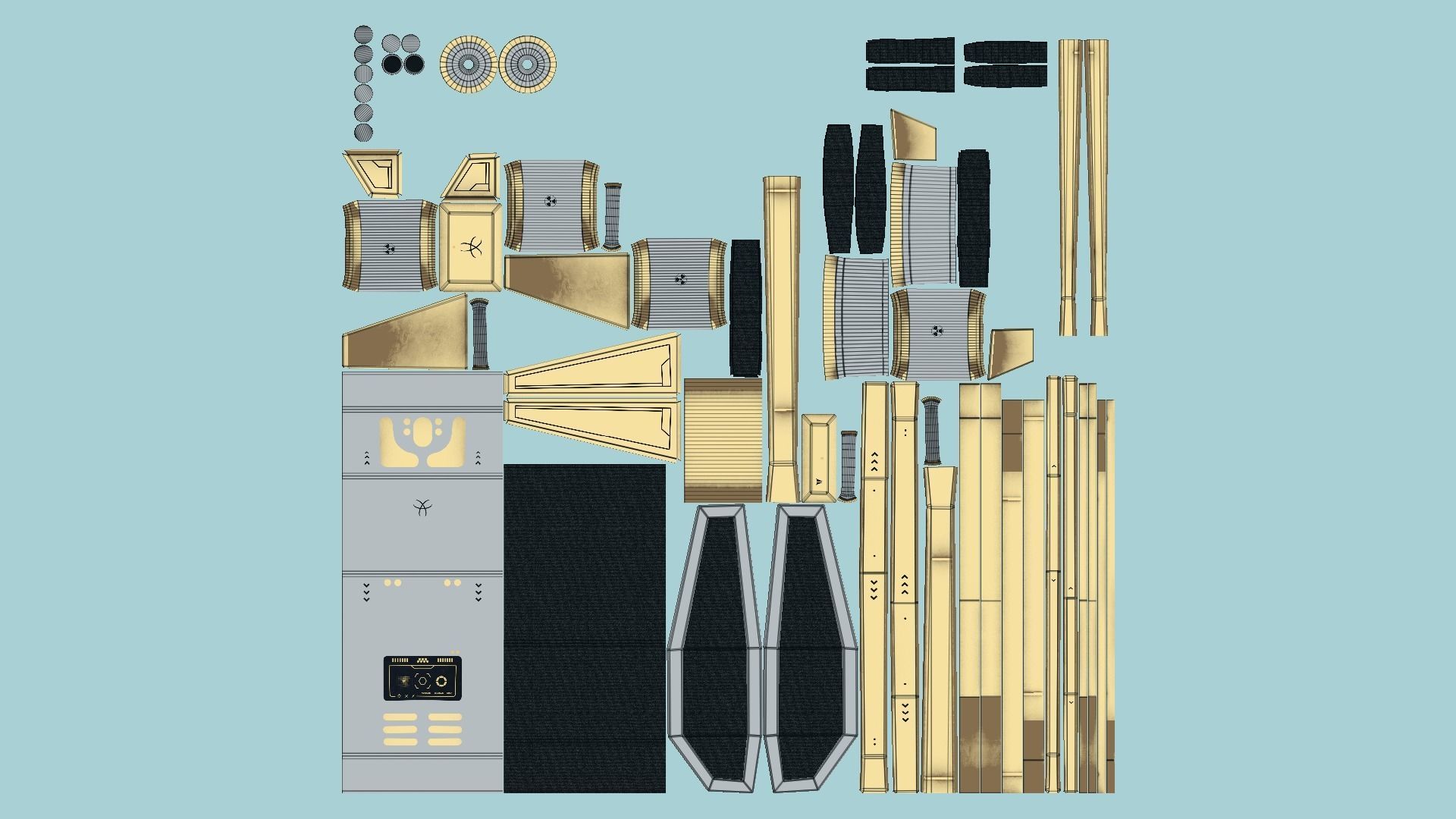 10 SciFi Backpack F Collection - Fashion Character Design _64