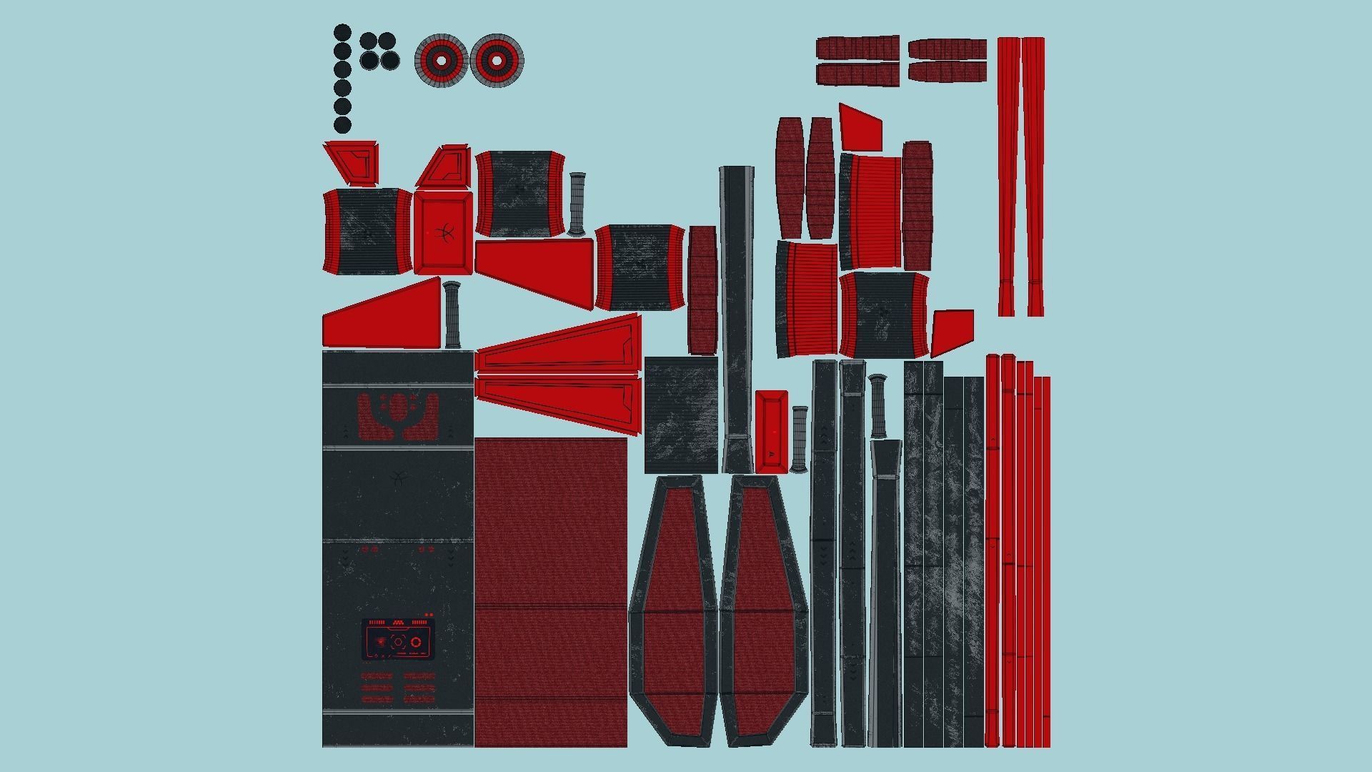 10 SciFi Backpack F Collection - Fashion Character Design _81