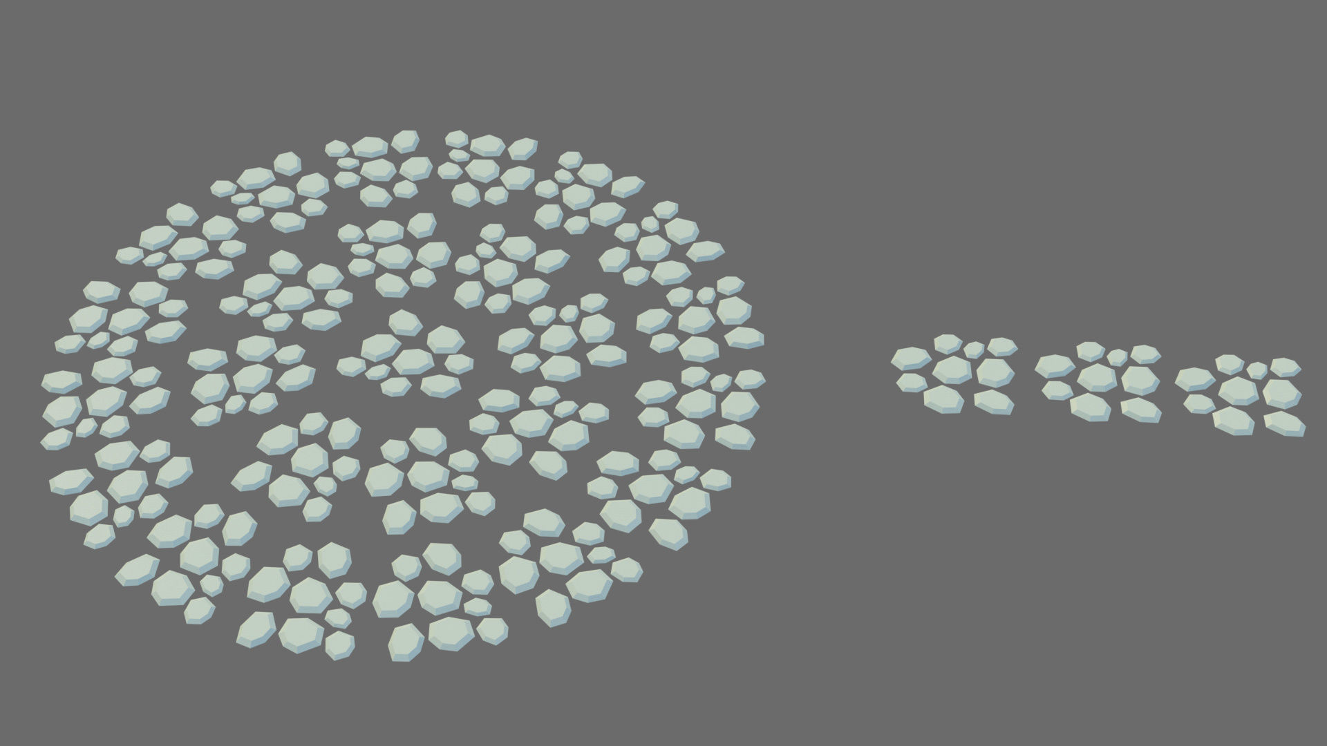 Cartoon sea village Low-poly 3D model_44