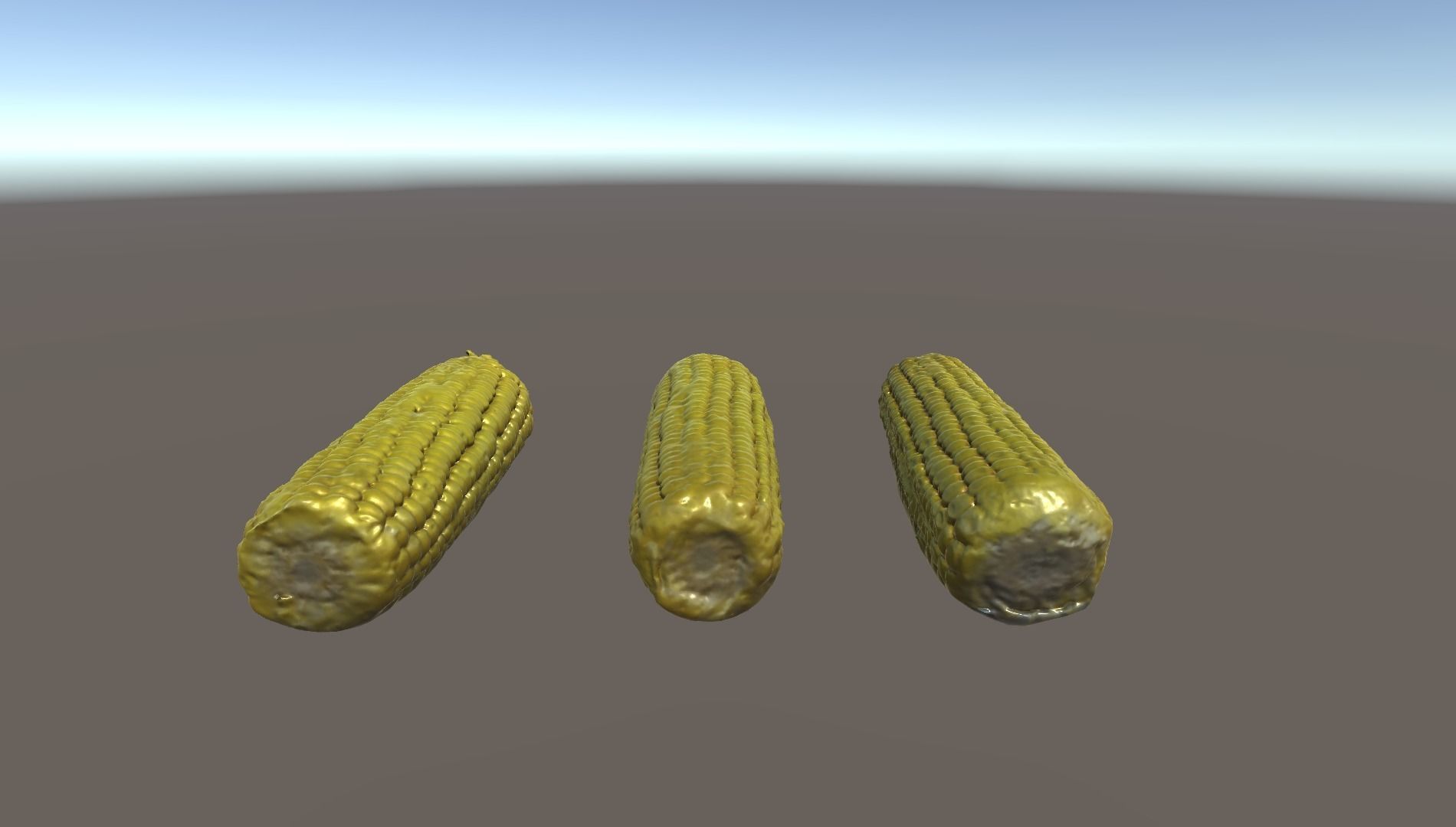 Scanned Corn Low-poly 3D model_4