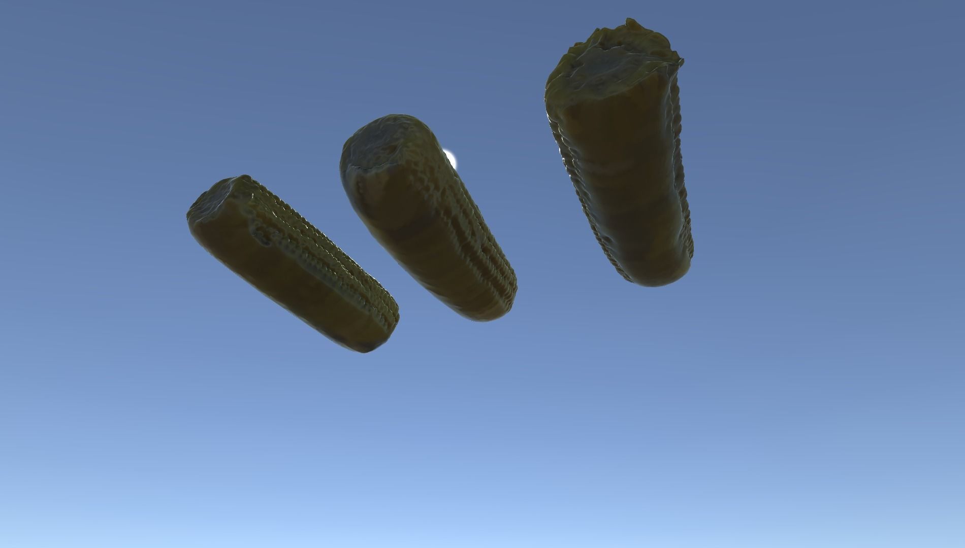 Scanned Corn Low-poly 3D model_3