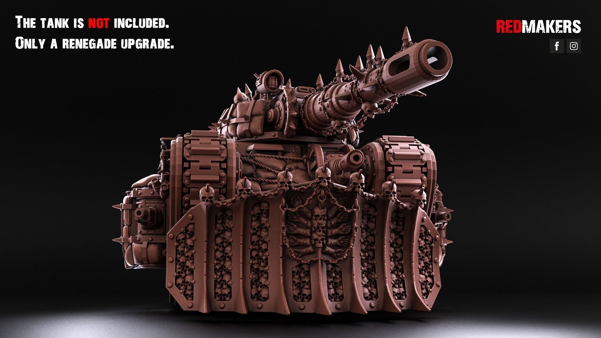 Renegade Set for the Legendary Battle Tank - Heretics 3D print model_5