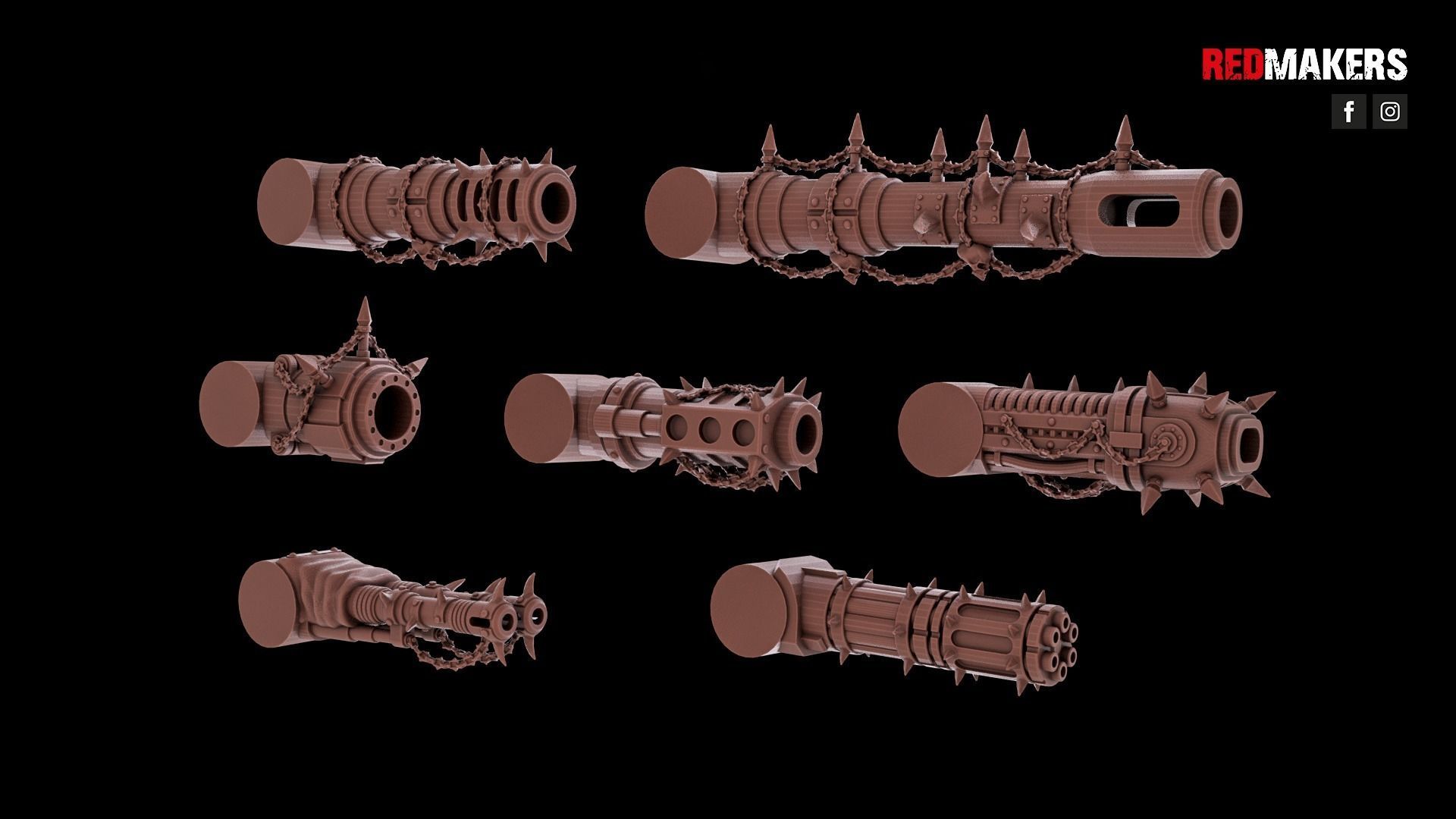 Renegade Set for the Legendary Battle Tank - Heretics 3D print model_22