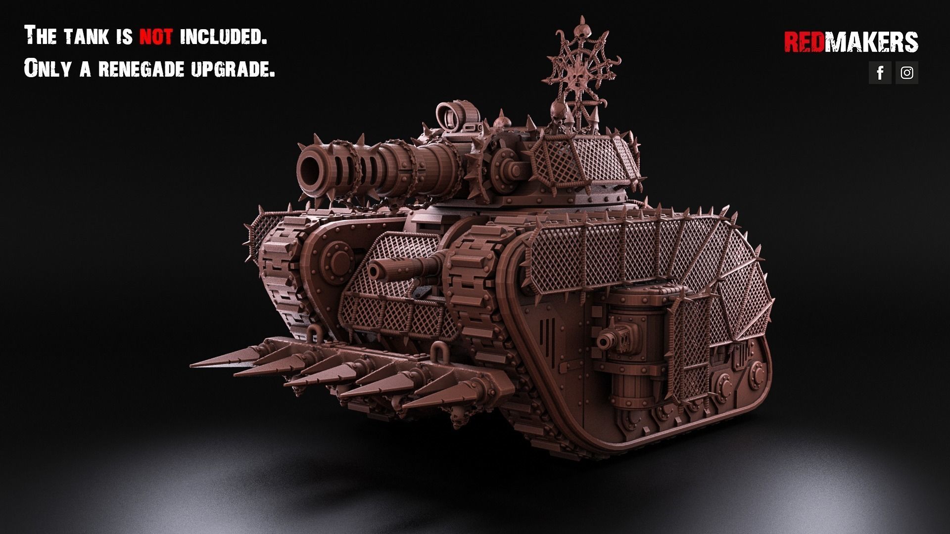 Renegade Set for the Legendary Battle Tank - Heretics 3D print model_7