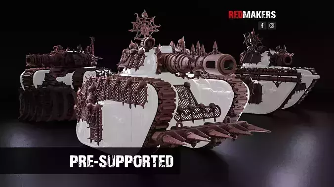 Renegade Set for the Legendary Battle Tank - Heretics 3D print model