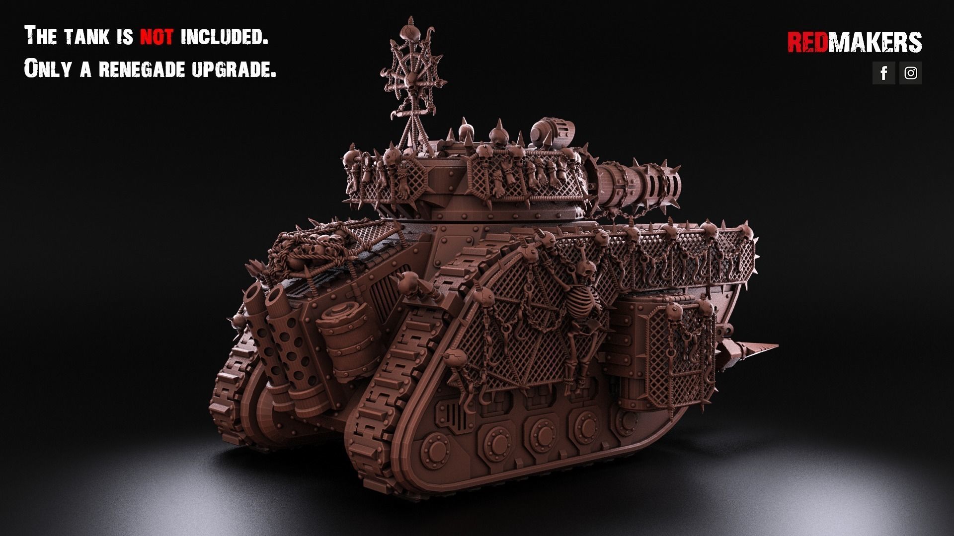 Renegade Set for the Legendary Battle Tank - Heretics 3D print model_15
