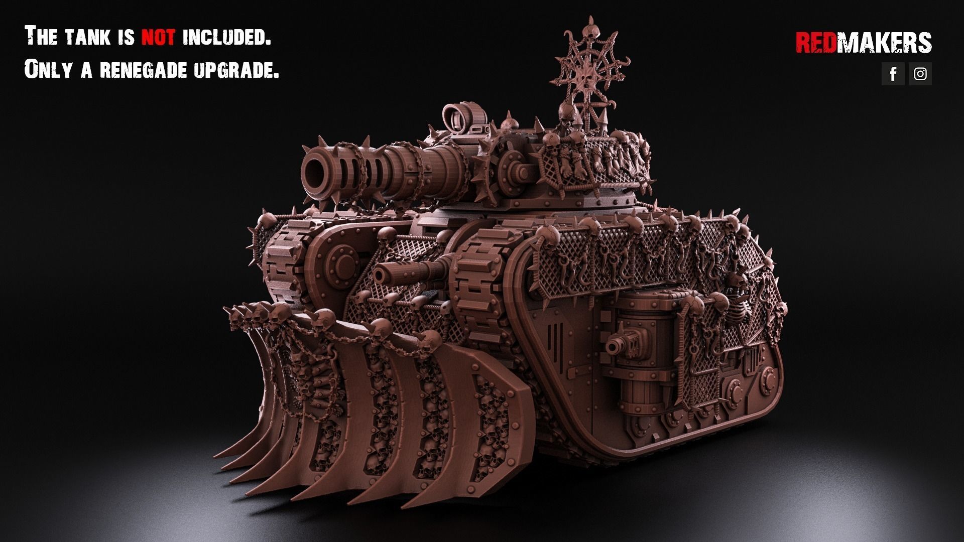 Renegade Set for the Legendary Battle Tank - Heretics 3D print model_25
