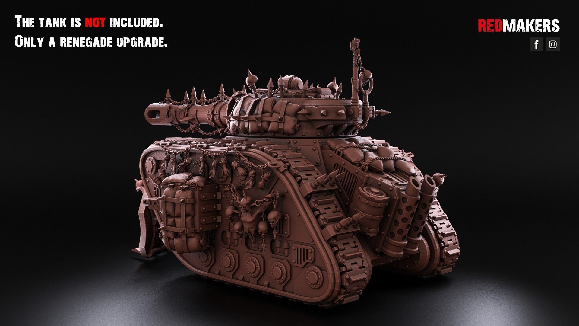 Renegade Set for the Legendary Battle Tank - Heretics 3D print model_17