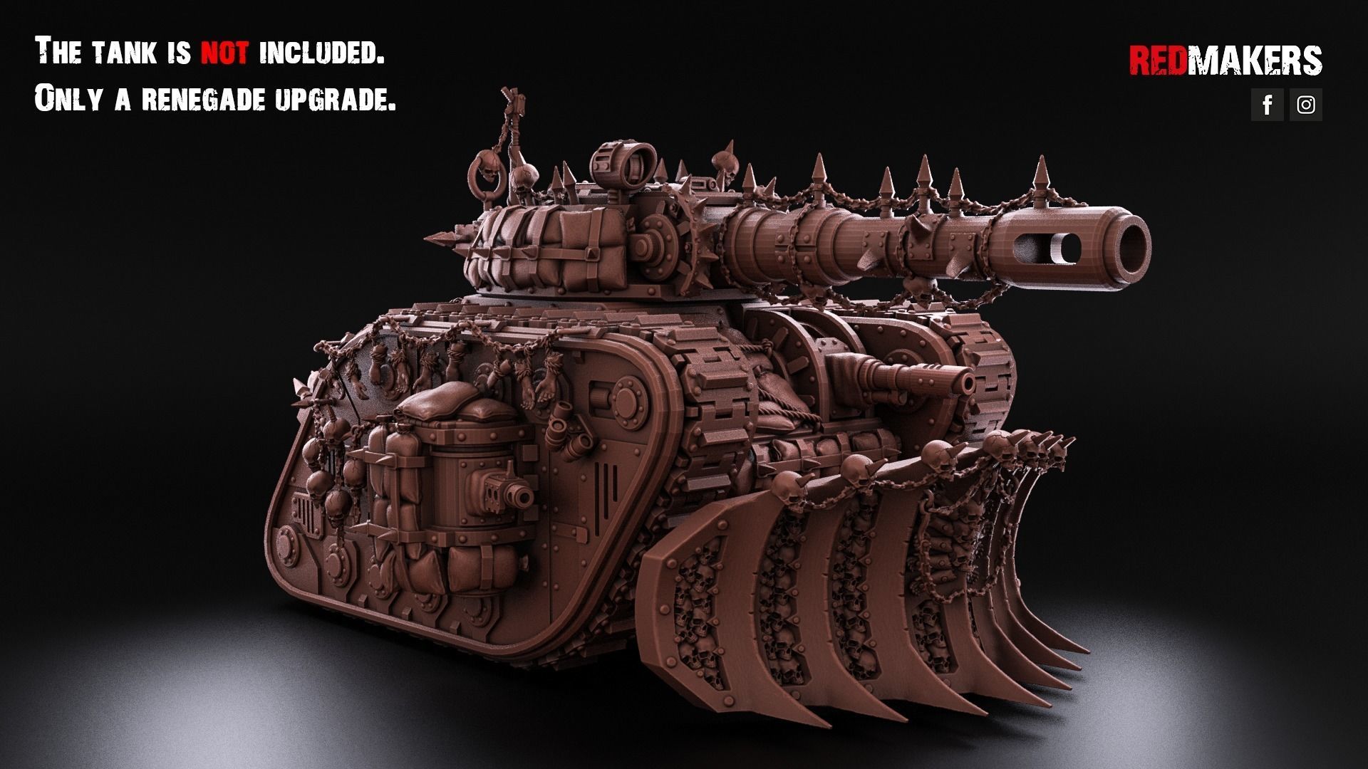 Renegade Set for the Legendary Battle Tank - Heretics 3D print model_11
