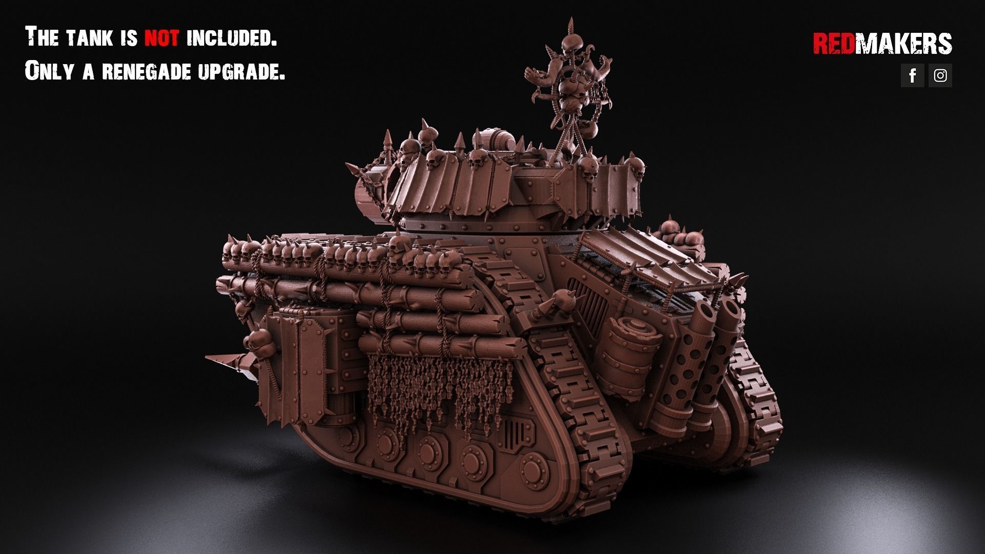 Renegade Set for the Legendary Battle Tank - Heretics 3D print model_19