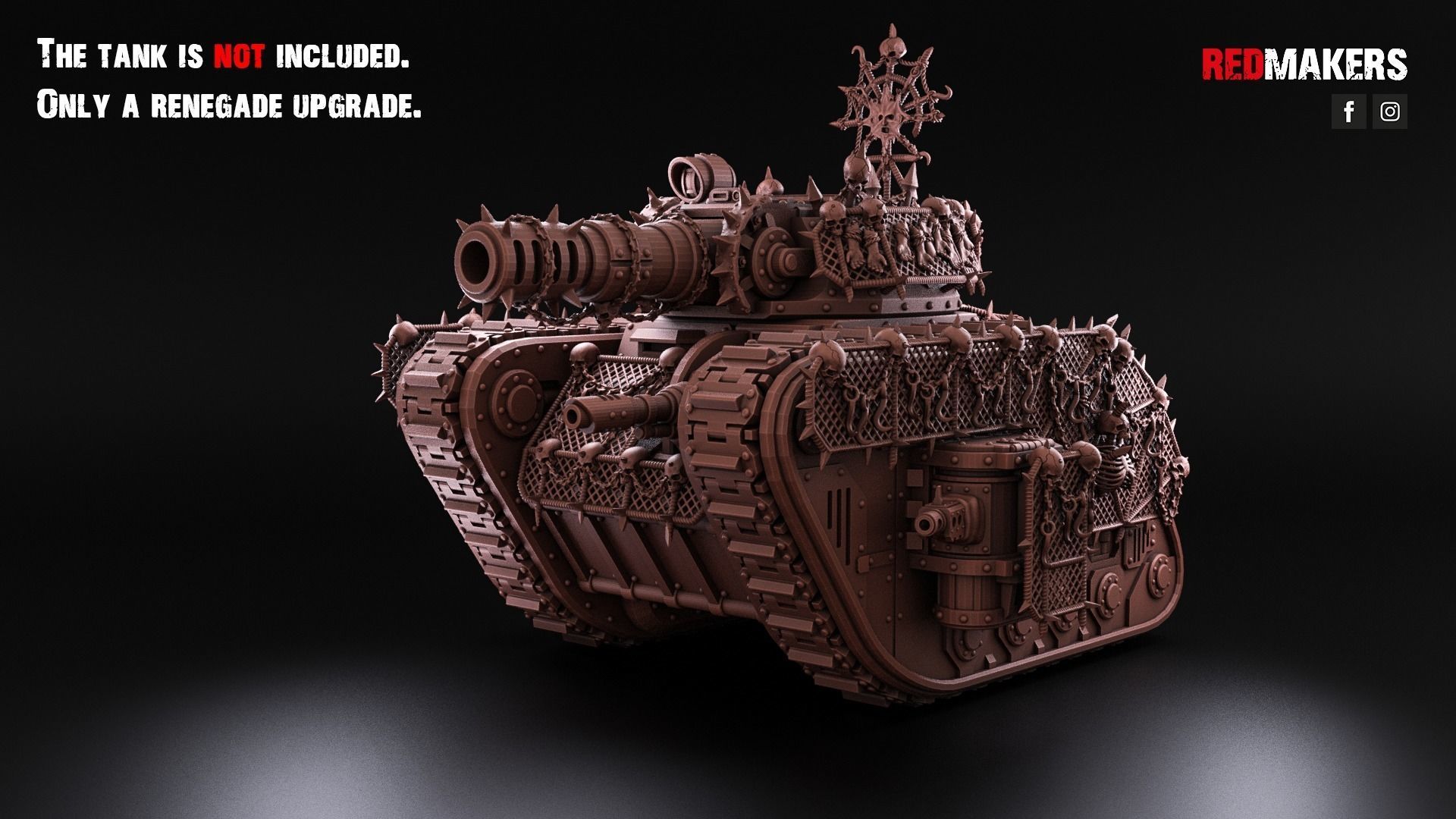 Renegade Set for the Legendary Battle Tank - Heretics 3D print model_23