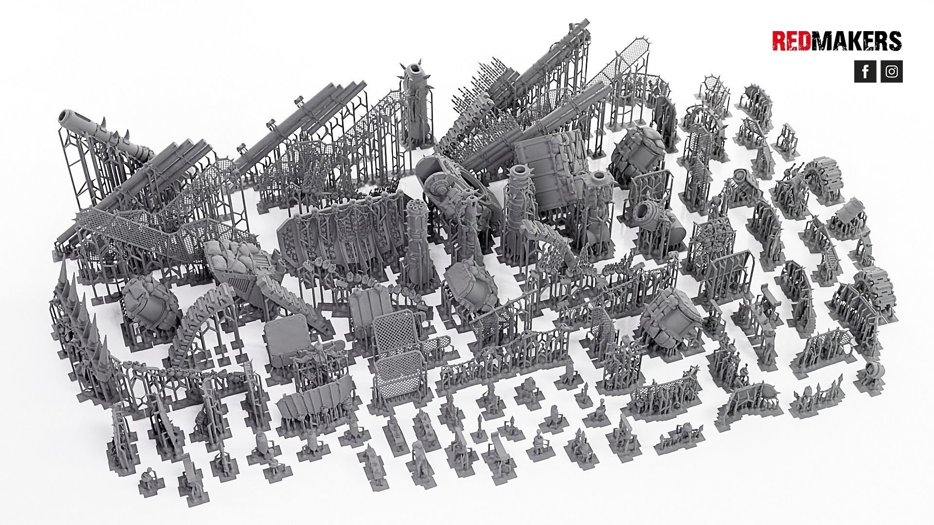 Renegade Set for the Legendary Battle Tank - Heretics 3D print model_26