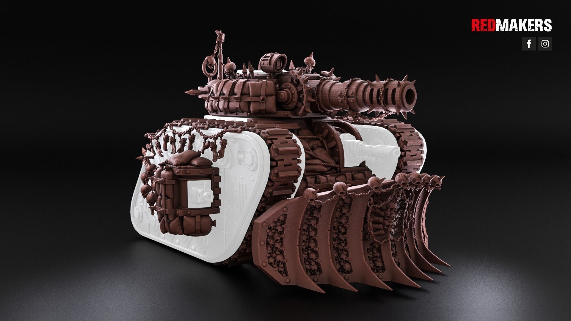 Renegade Set for the Legendary Battle Tank - Heretics 3D print model_1