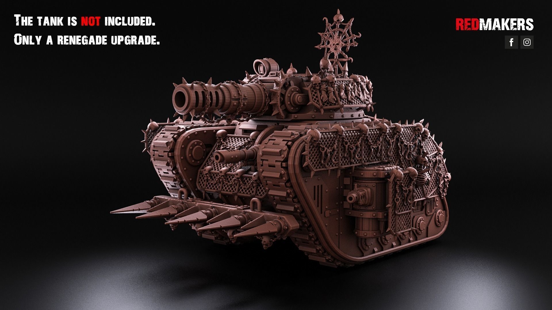 Renegade Set for the Legendary Battle Tank - Heretics 3D print model_8