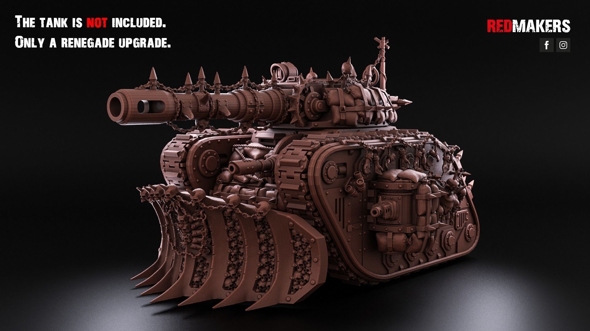 Renegade Set for the Legendary Battle Tank - Heretics 3D print model_6