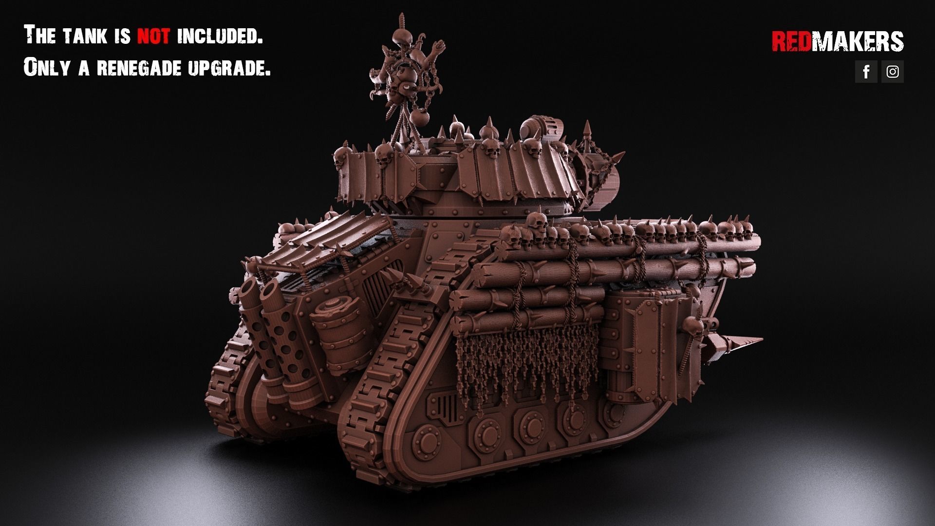 Renegade Set for the Legendary Battle Tank - Heretics 3D print model_16