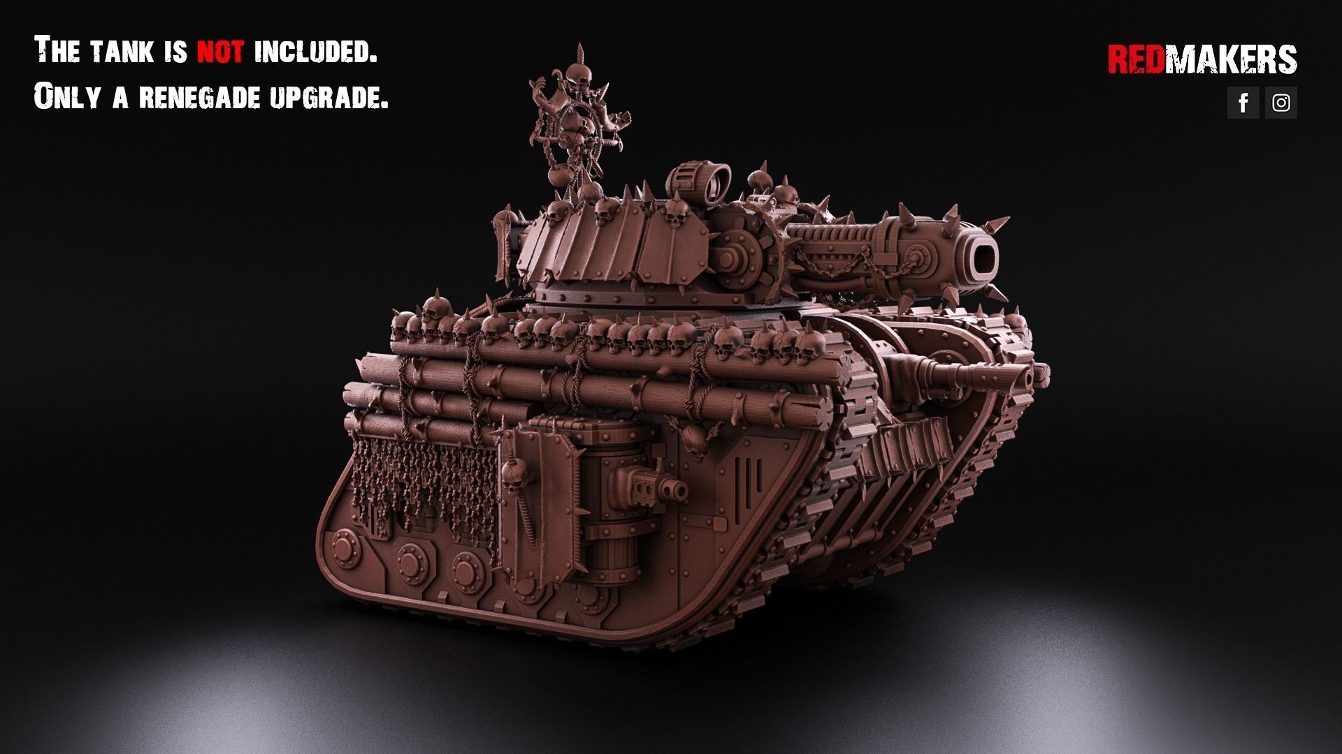 Renegade Set for the Legendary Battle Tank - Heretics 3D print model_21