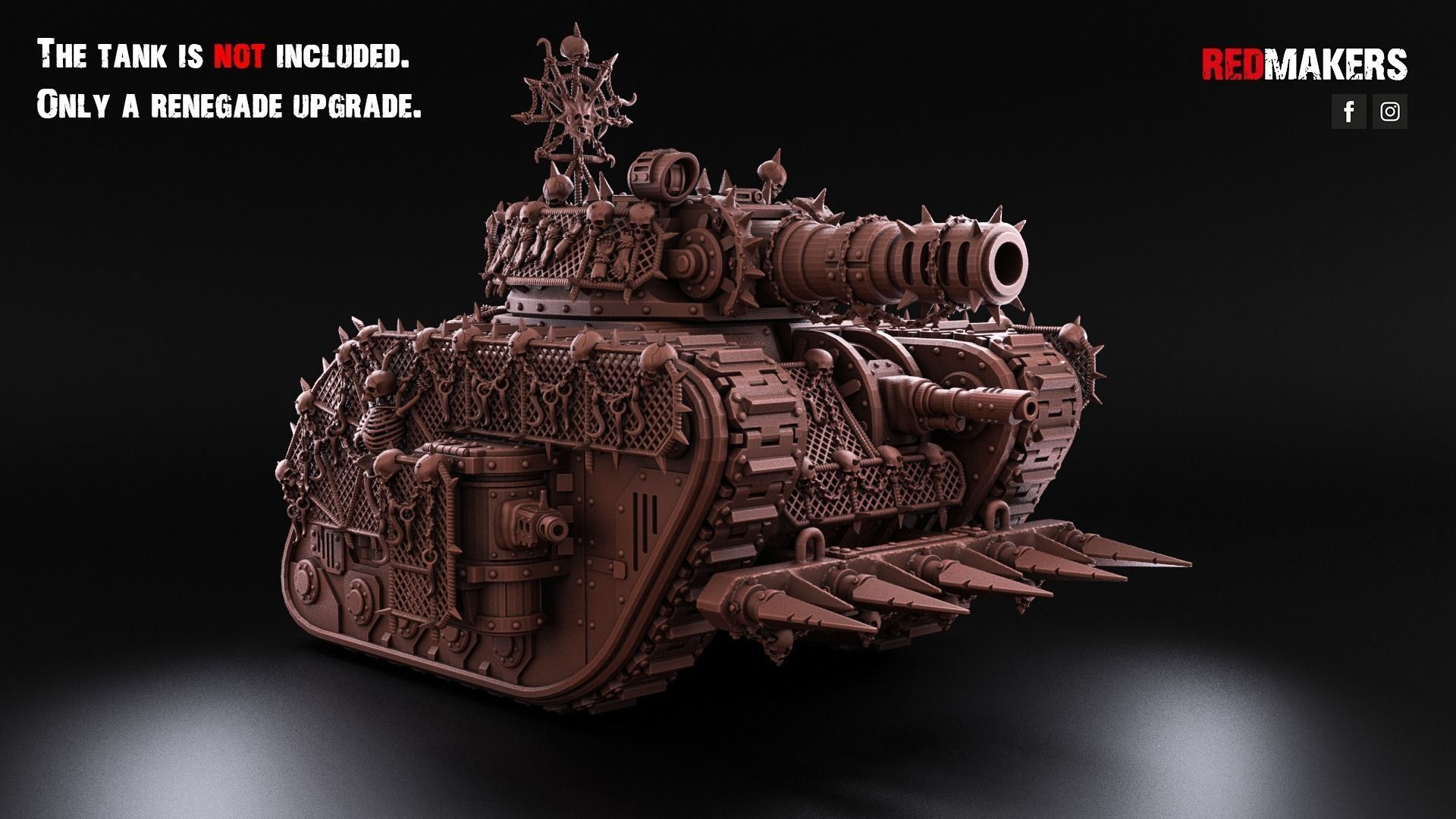 Renegade Set for the Legendary Battle Tank - Heretics 3D print model_12