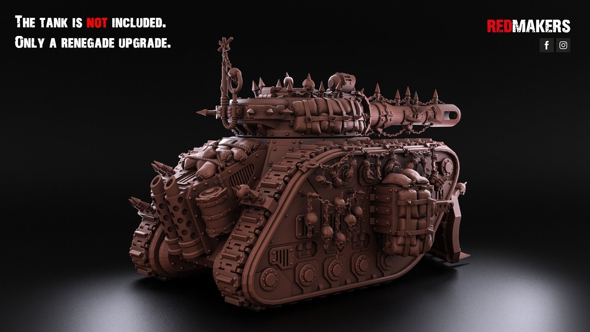 Renegade Set for the Legendary Battle Tank - Heretics 3D print model_14