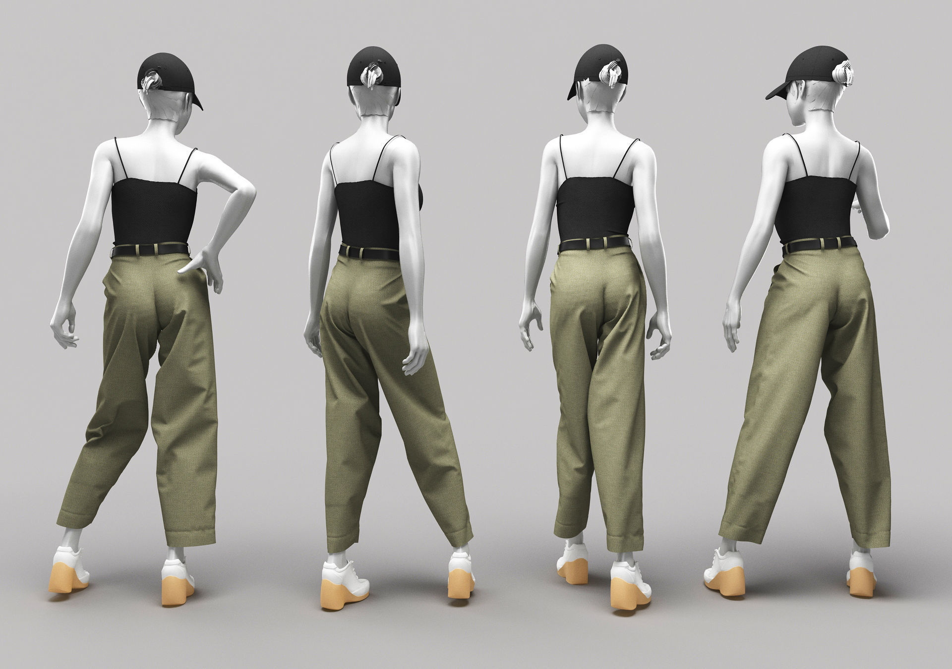 Woman Mannequin 9 3D model_2