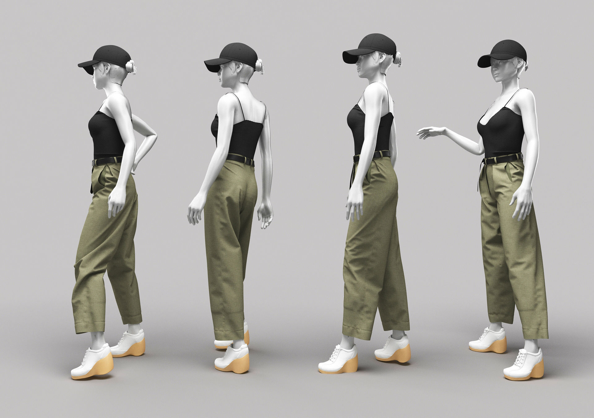 Woman Mannequin 9 3D model_3