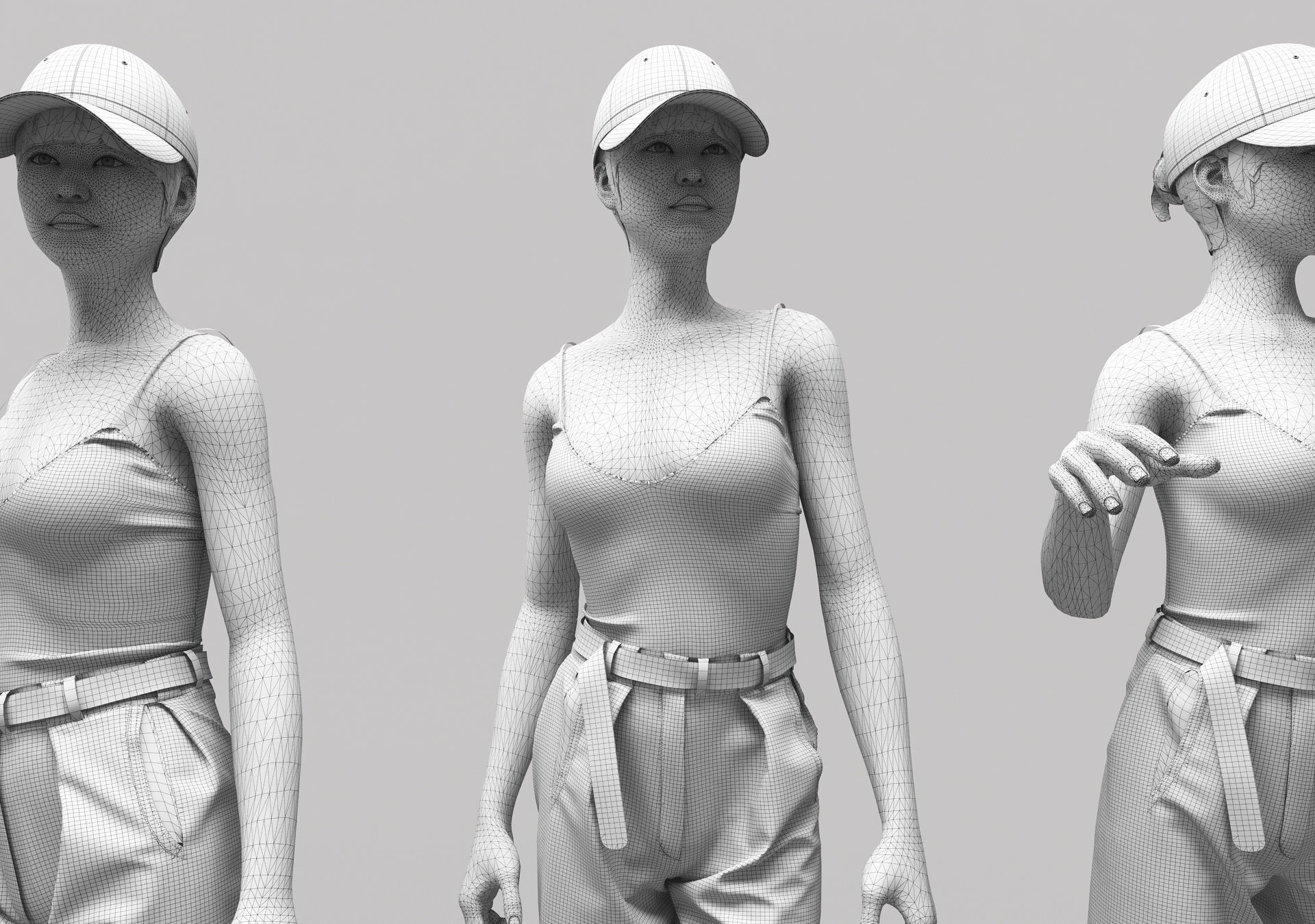 Woman Mannequin 9 3D model_5