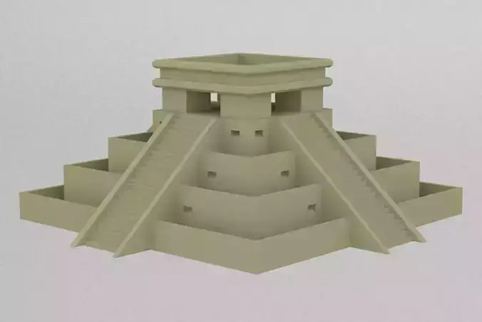 Temple of the incas 3D print model