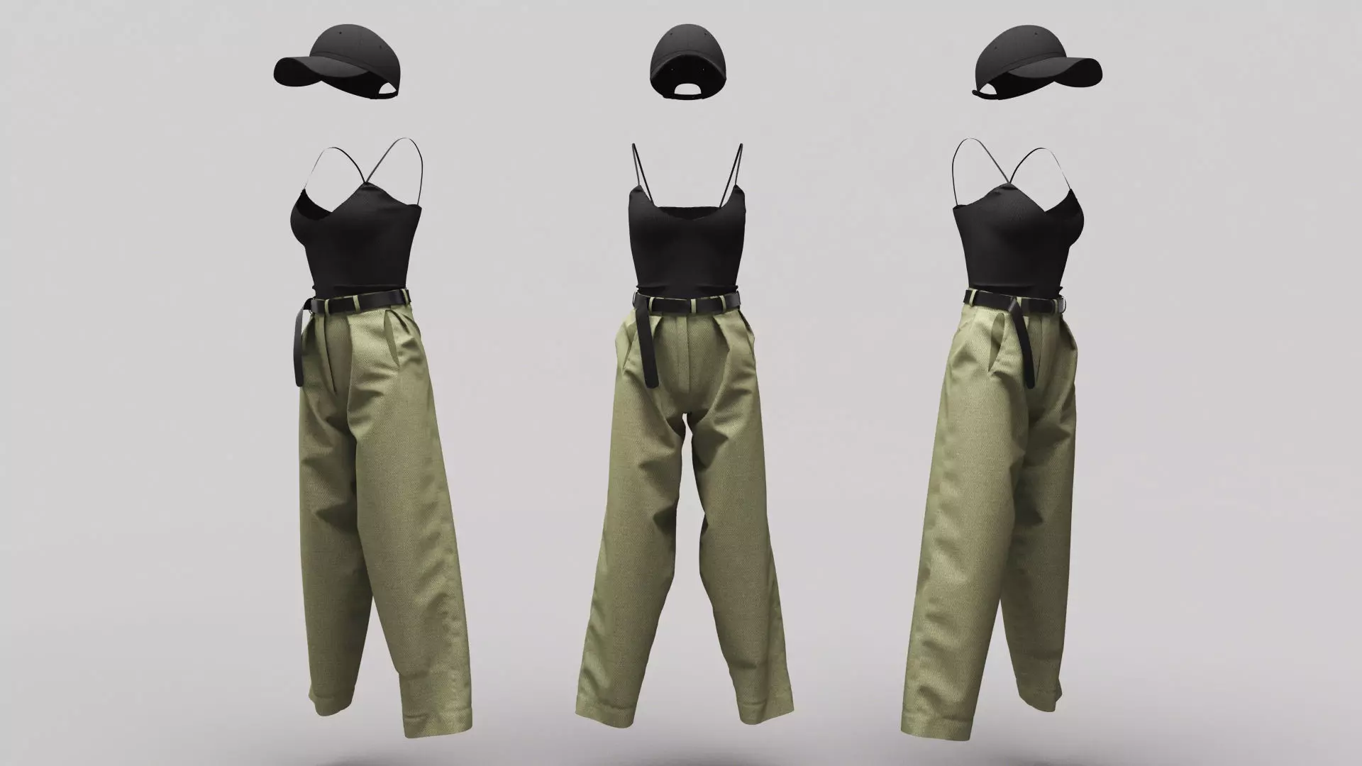 Female Clothing 09 3D model_0