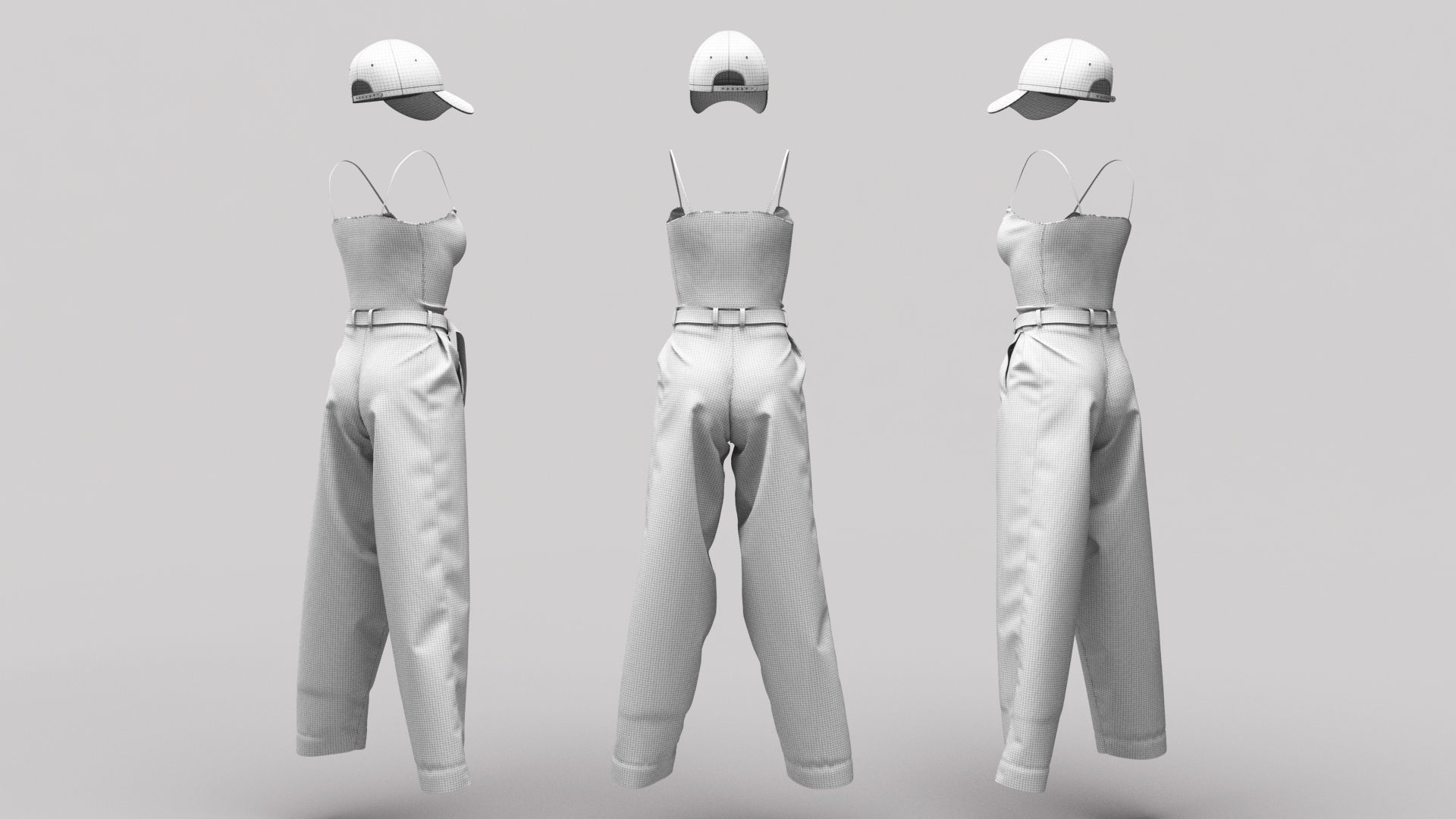 Female Clothing 09 3D model_4