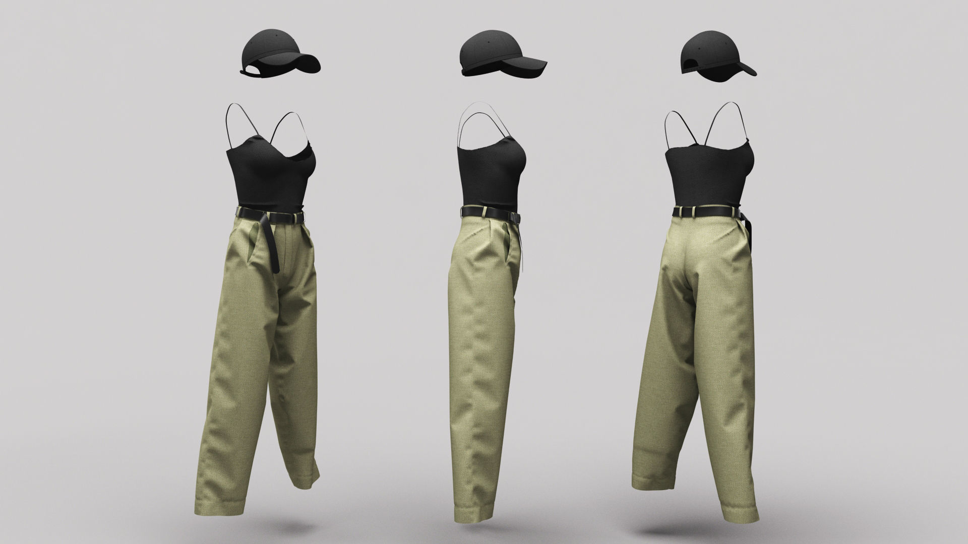Female Clothing 09 3D model_1