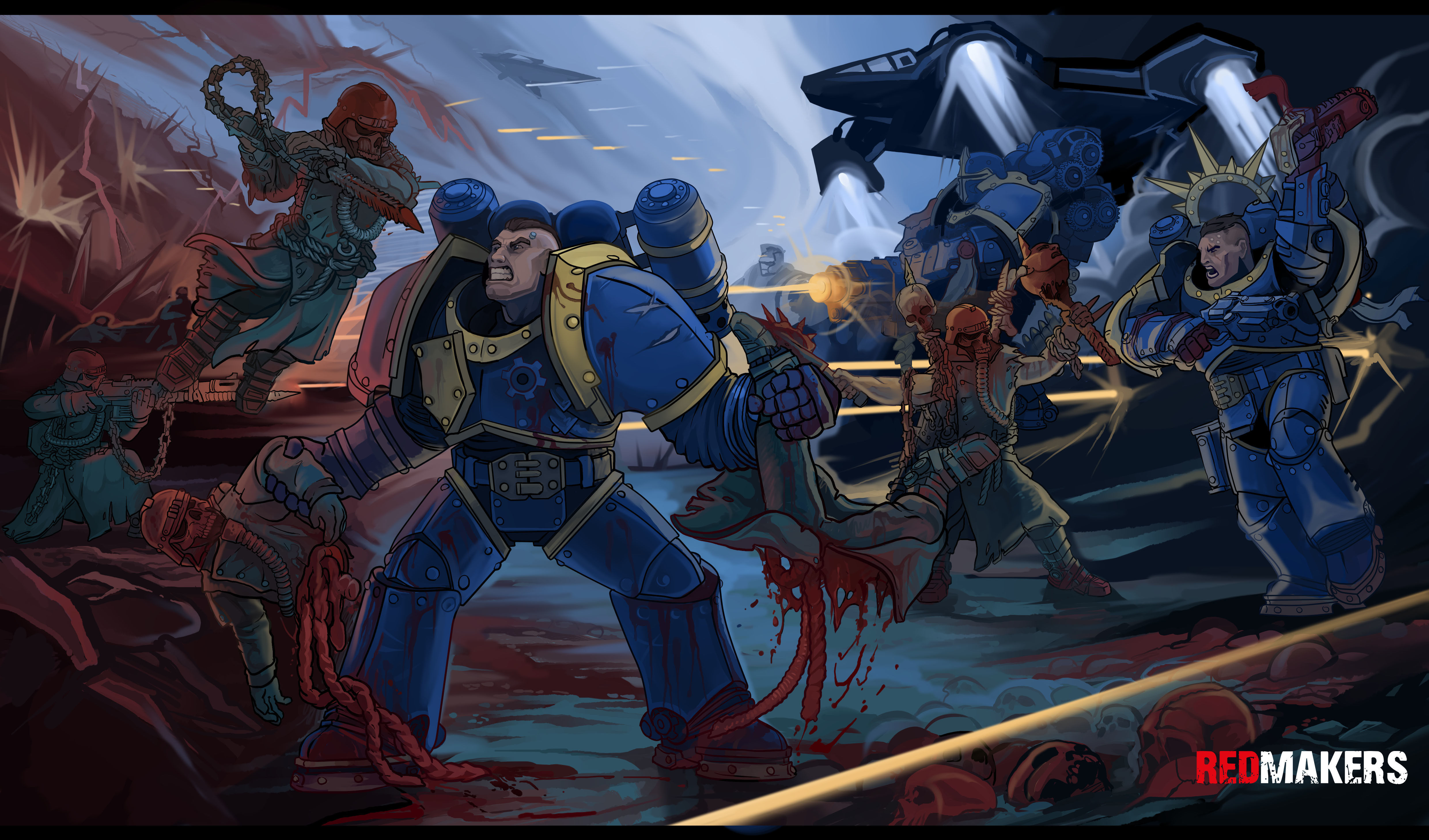 Renegade Legendary Battle Tank - Heretics 3D print model_39