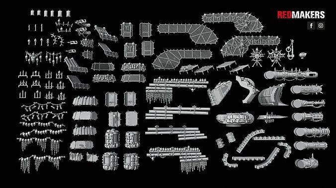 Renegade Legendary Battle Tank - Heretics 3D print model 7