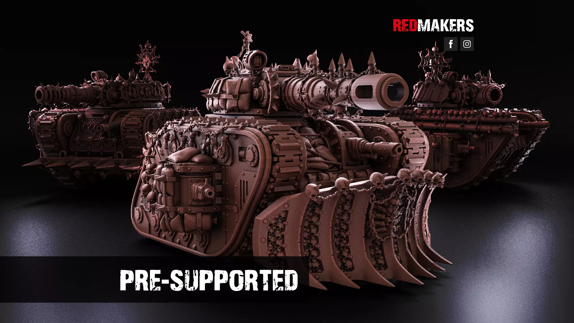 Renegade Legendary Battle Tank - Heretics 3D print model_0
