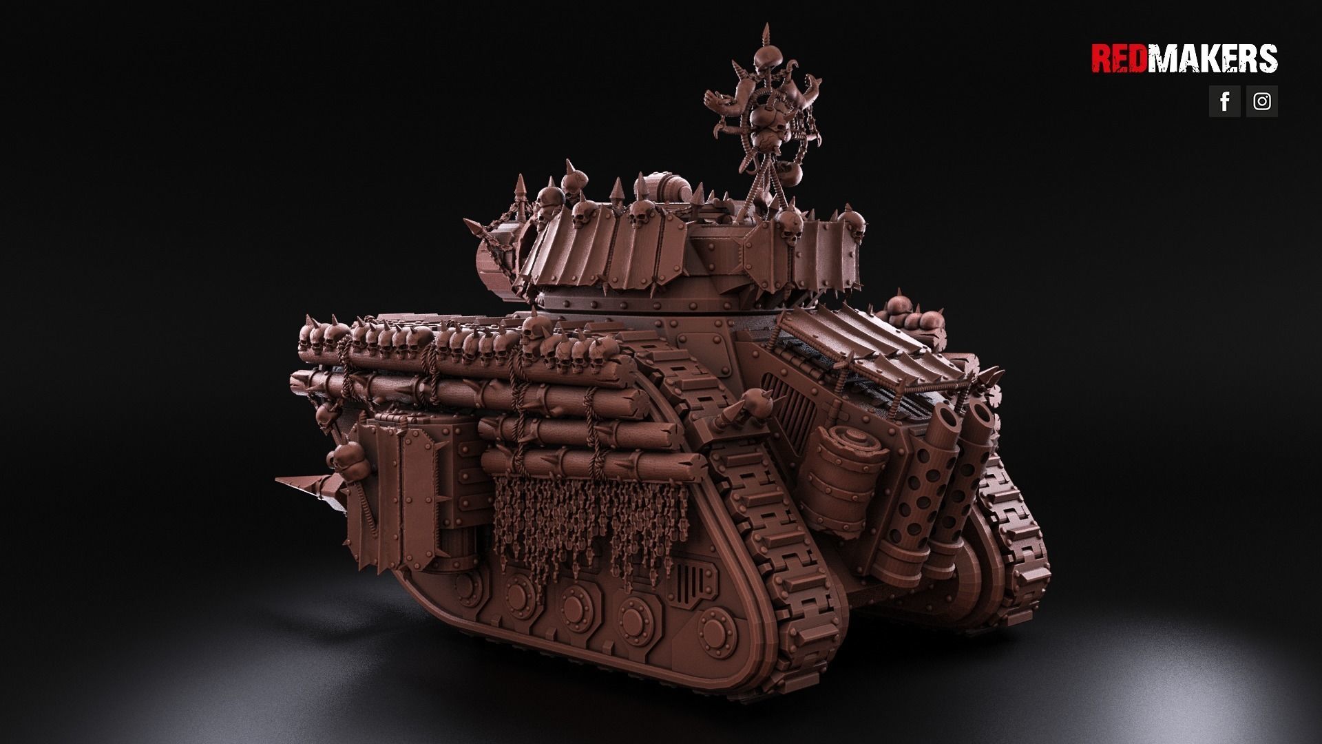 Renegade Legendary Battle Tank - Heretics 3D print model_22