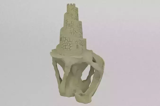 twisted tower 3D print model