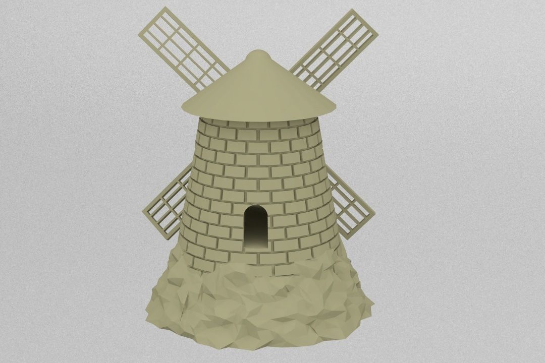 windmill 3D print model_4