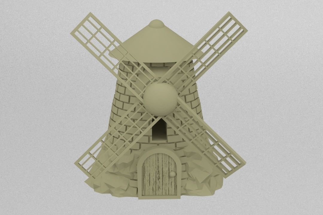 windmill 3D print model_1